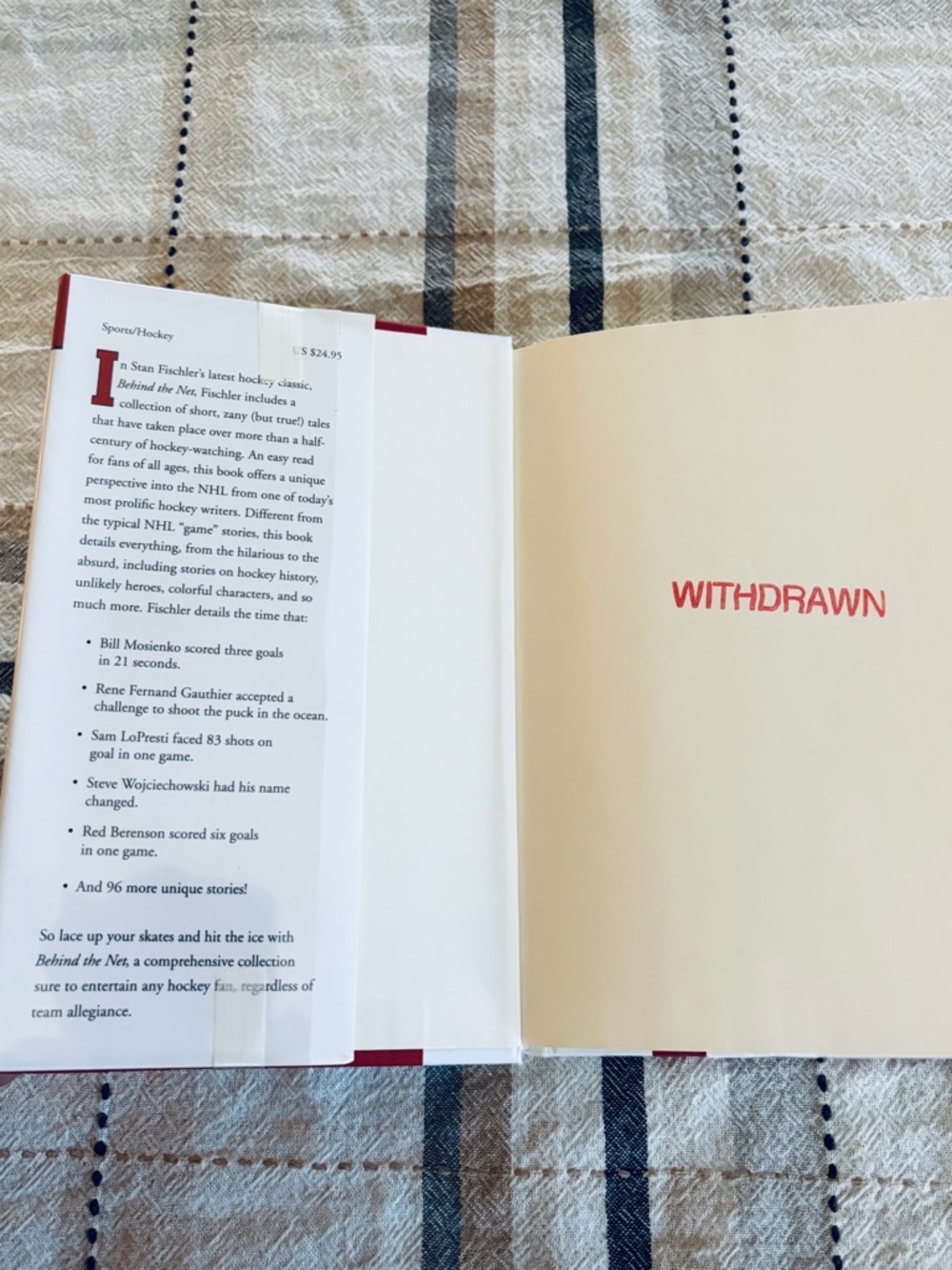 Behind the Net Stan Fischler Hardcover Book 101 Incredible Hockey Stories 2013 - Picture 5 of 11